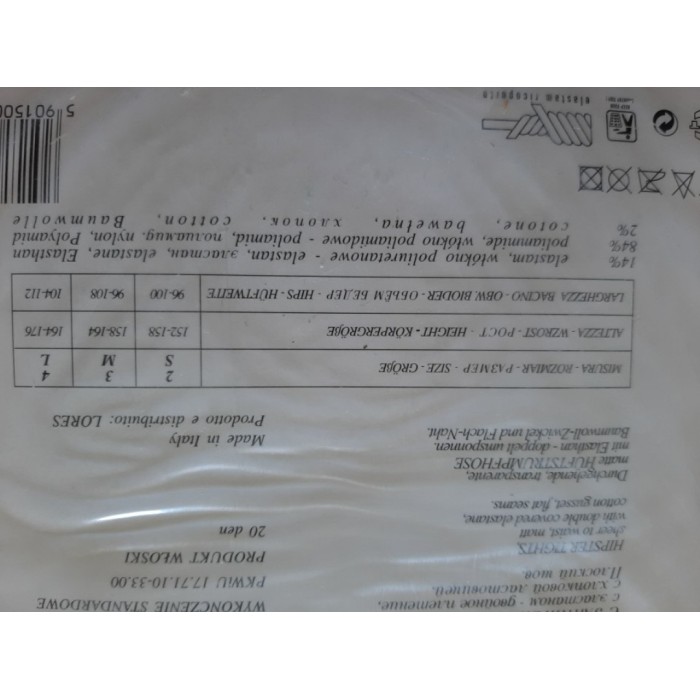 Колготки жіночі чорні 20den