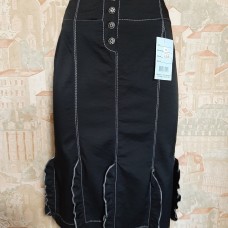 РОЗПРОДАЖ!!!   Спідниця олівець річна чорна 44-46р.