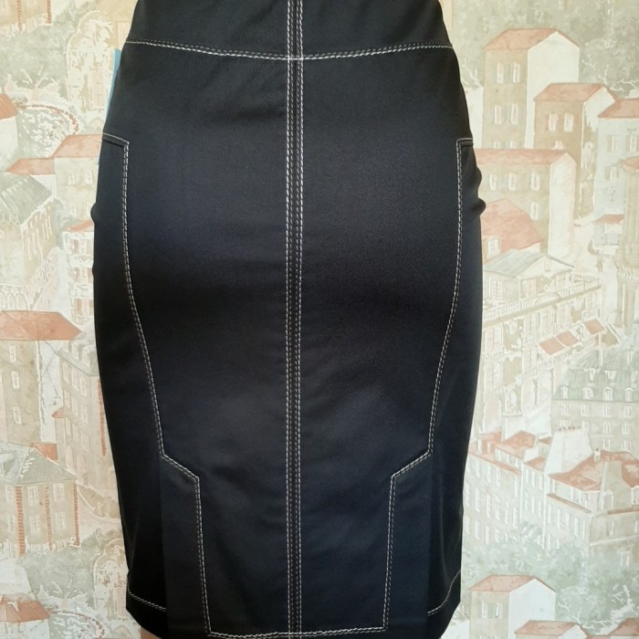 Розпродаж! Спідниця олівець чорна демі 44, 46р.