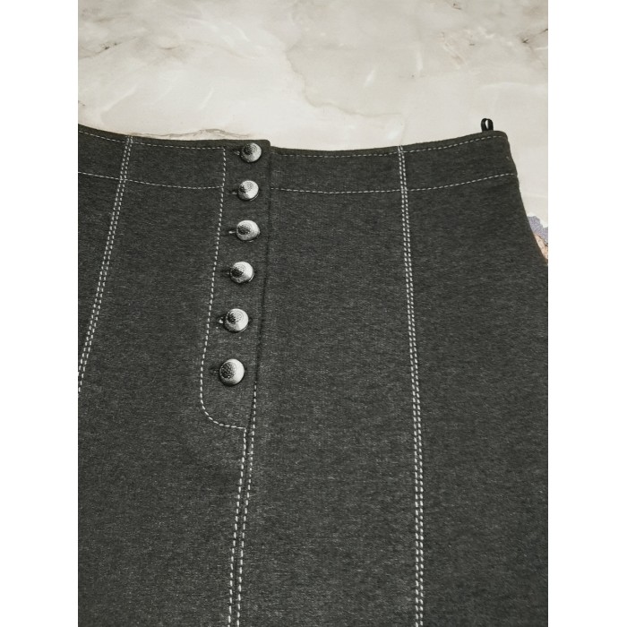 РОЗПРОДАЖ! Олівець високої посадки колір графіт осінь/зима на 48-50р