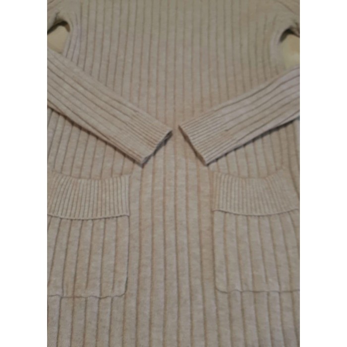 Плаття в'язане машинне в'язання колір беж Туреччина 44-46р.