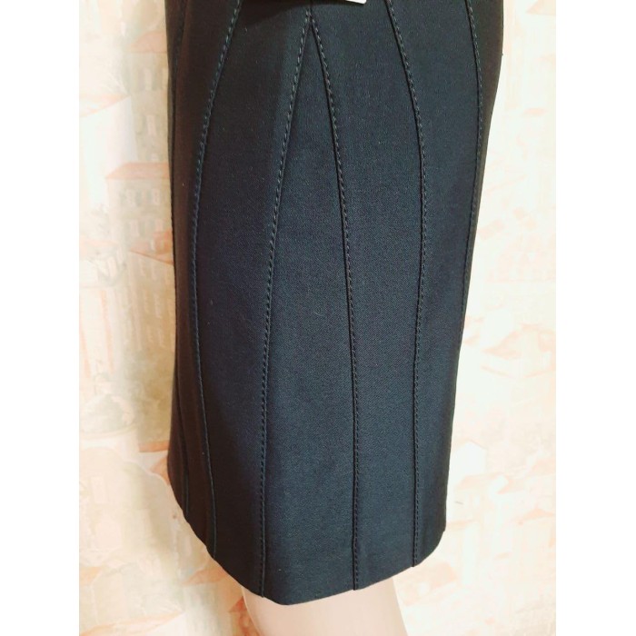 Спідниця олівець плушерсть темно синього кольору 46,48,50р