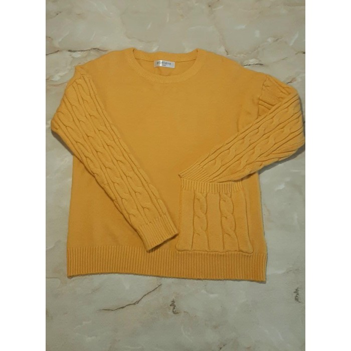 В'язаний светр молодіжка Туреччина колір жовтий 46-48р