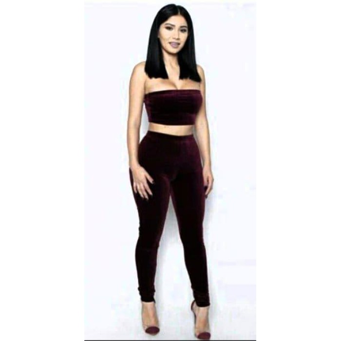 Лосини оксамит шоколадного кольору розмір S,L