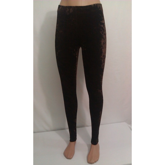 Лосини оксамит шоколадного кольору розмір S,L