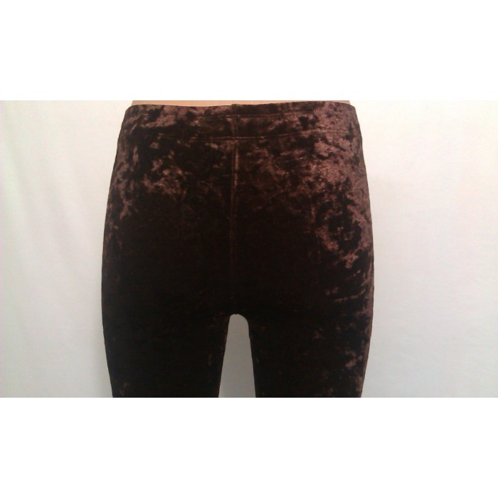 Лосини оксамит шоколадного кольору розмір S,L
