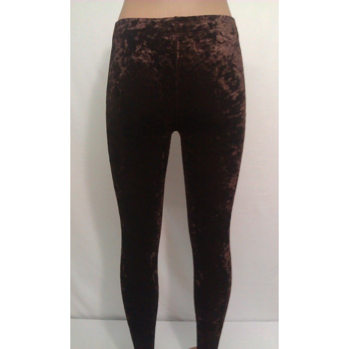 Лосини оксамит шоколадного кольору розмір S,L
