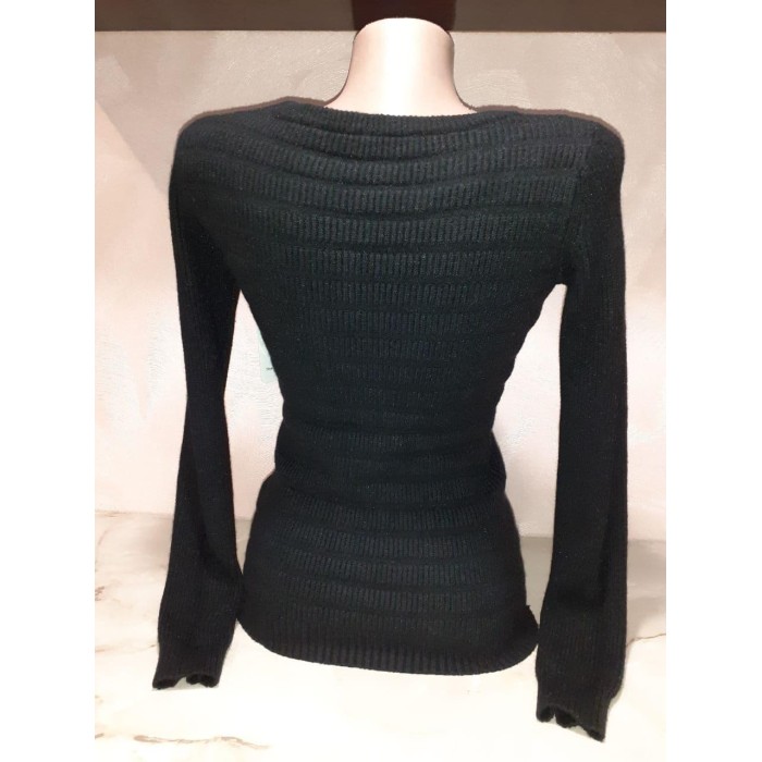 Светр напів-шерсть колір-чорний 44р