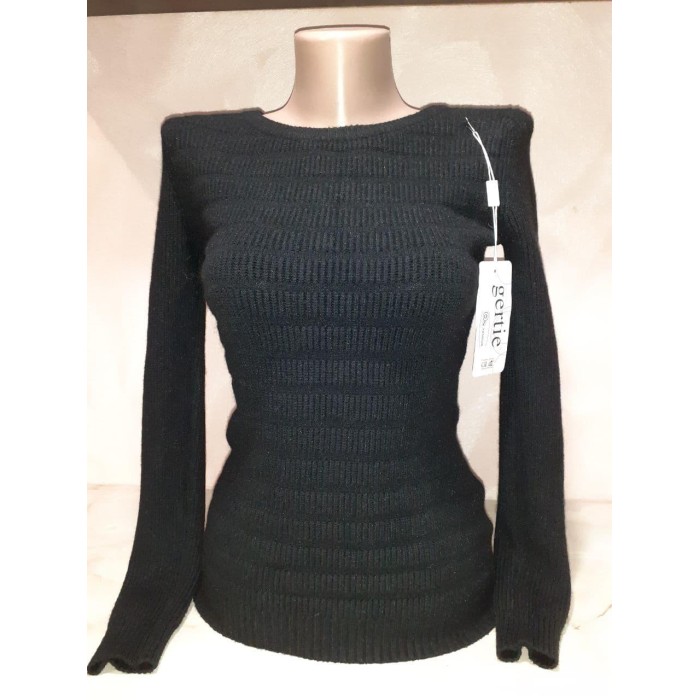 Светр напів-шерсть колір-чорний 44р