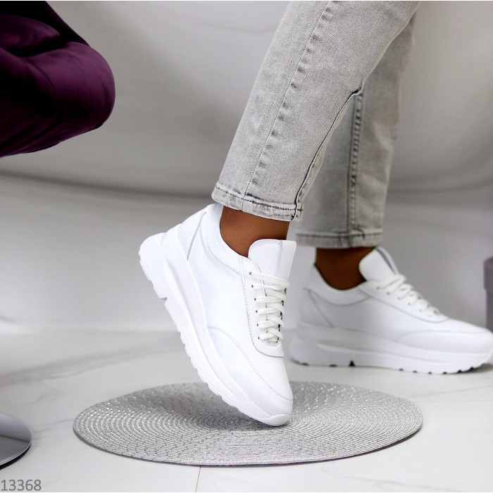 Кроссовки женские белые натуральная кожа 36,37,38р.