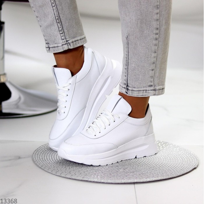 Кроссовки женские белые натуральная кожа 36,37,38р.