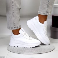 Кросівки жіночі білі натуральна шкіра 36,37,38р.