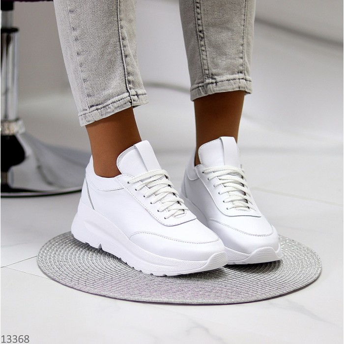 Кроссовки женские белые натуральная кожа 36,37,38р.