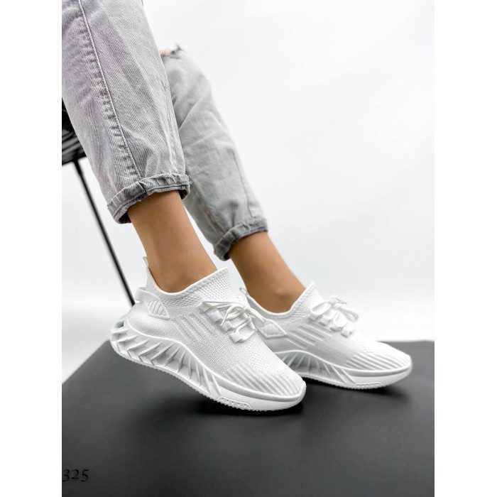 Кросівки жіночі текстиль білі на 36р.