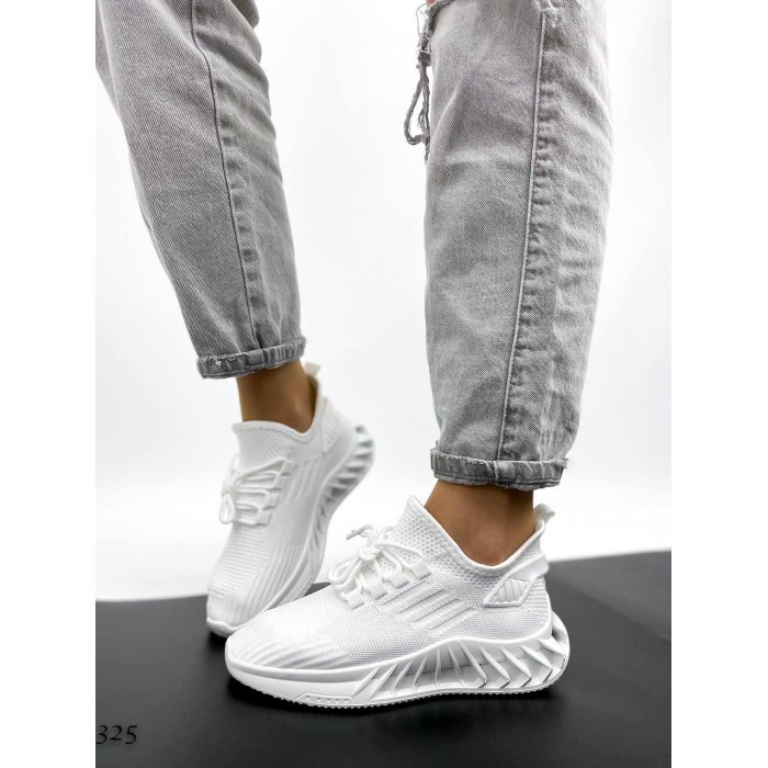 Кросівки жіночі текстиль білі на 36р.