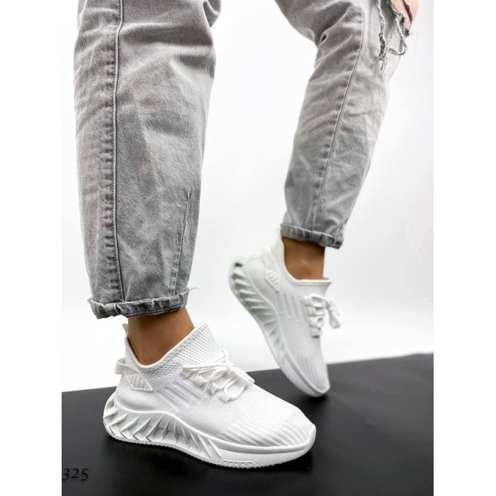 Кросівки жіночі текстиль білі на 36р.