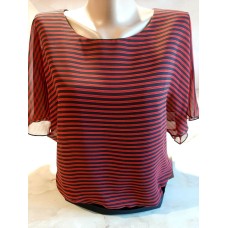 Блуза шифон колір червоний, зелений 48р.