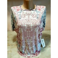 Футболка укорочена трикотаж холодок XL,XXL р-ри 50/52