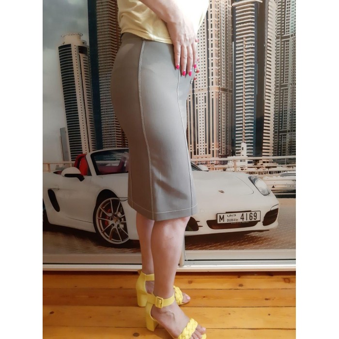 РОЗПРОДАЖ! Спідниця олівець оливкового кольору 44,50р