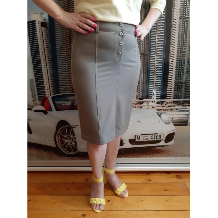 РОЗПРОДАЖ! Спідниця олівець оливкового кольору 44,50р