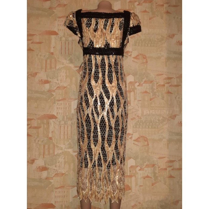 РОЗПРОДАЖ! Сукня ошатна все сезонна з коротким рукавом 48р