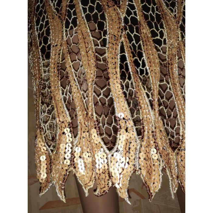 РОЗПРОДАЖ! Сукня ошатна все сезонна з коротким рукавом 48р