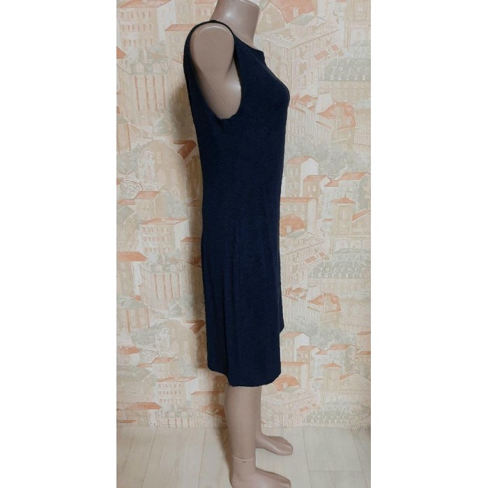 Розпродаж! Сукня-сарафан футляр із трикотажу колір-темно-синій L/XL