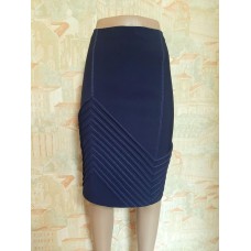 РОЗПРОДАРУНОК!   Стильна спідниця олівець темно-синього кольору 50p