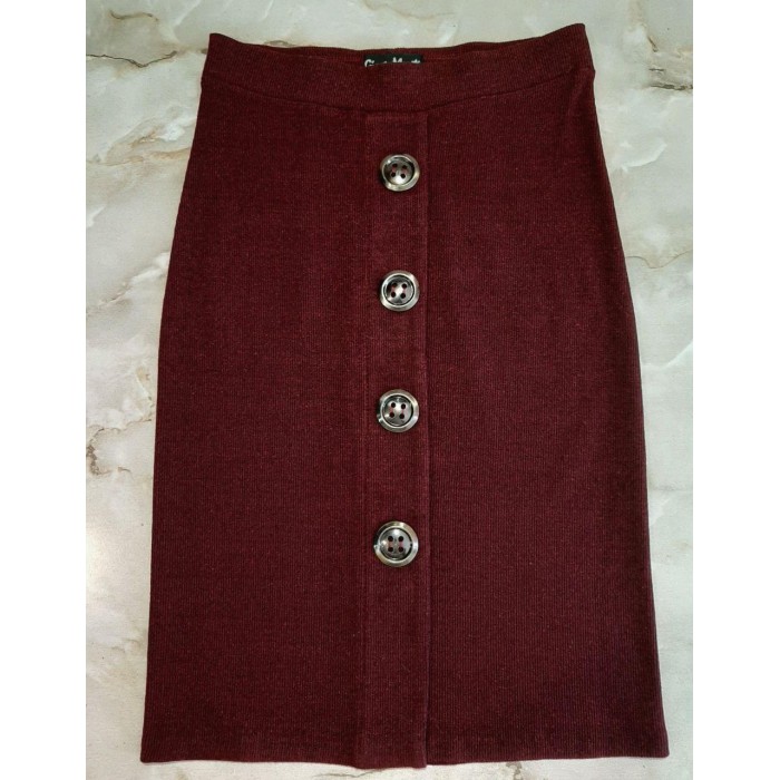 РАСПРОДАЖА! Юбка трикотажная цвет-бордо 50,52р.