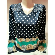 РОЗПРОДАЖ! Блуза ошатна трикотаж 46/48р.