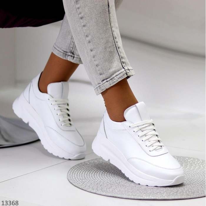 Кроссовки женские белые натуральная кожа 36,37,38р.