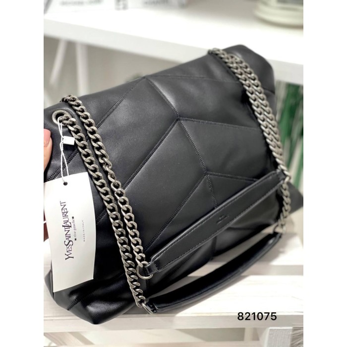 Сумка жіноча Лоран екошкіра люкс Чорна (срібло фурнітура)