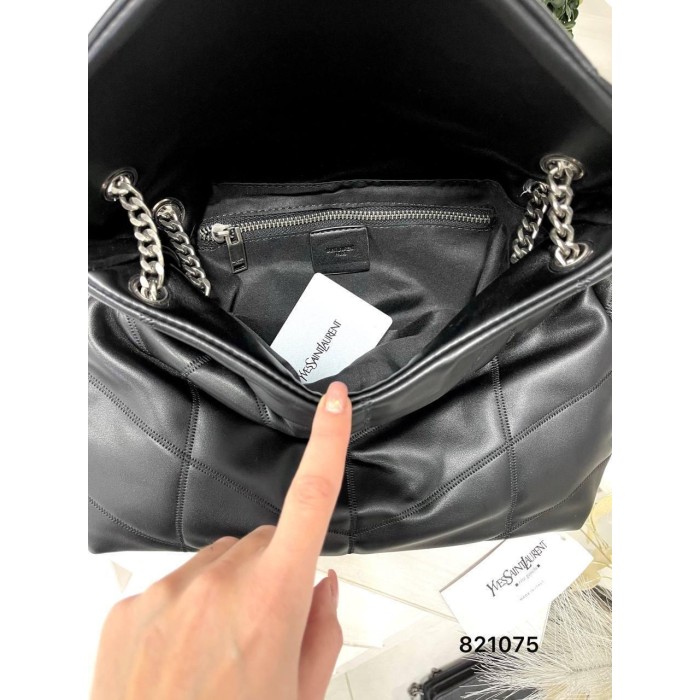 Сумка жіноча Лоран екошкіра люкс Чорна (срібло фурнітура)