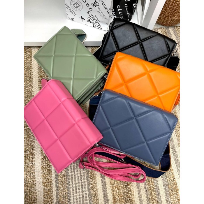 Сумка жіноча екошкіра Оливка Бірюзовий