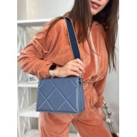 Сумка жіноча екошкіра Оливка Бірюзовий