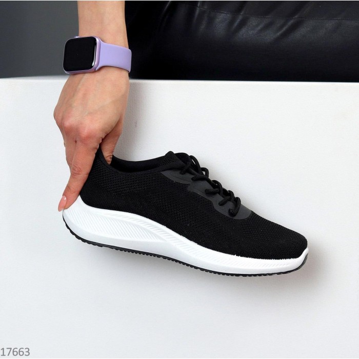 Кросівки 36р жіночі текстиль чорні