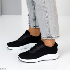 Кросівки 36р жіночі текстиль чорні