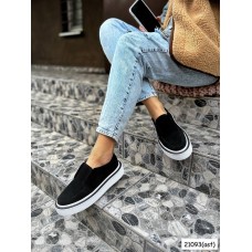 Туфлі/Лофери жіночі натуральна замша чорні 38,40р