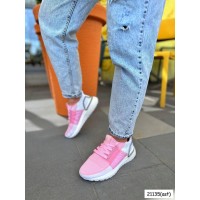 Кроссовки женские розовые вставки обувной текстиль 37,38р