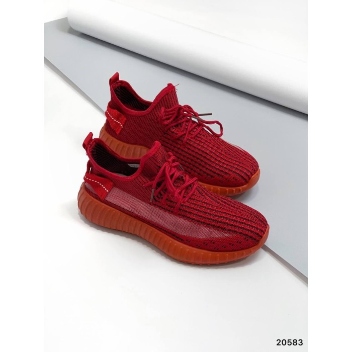 Кеди жіночі матеріал-текстиль колір червоний на 36,37р