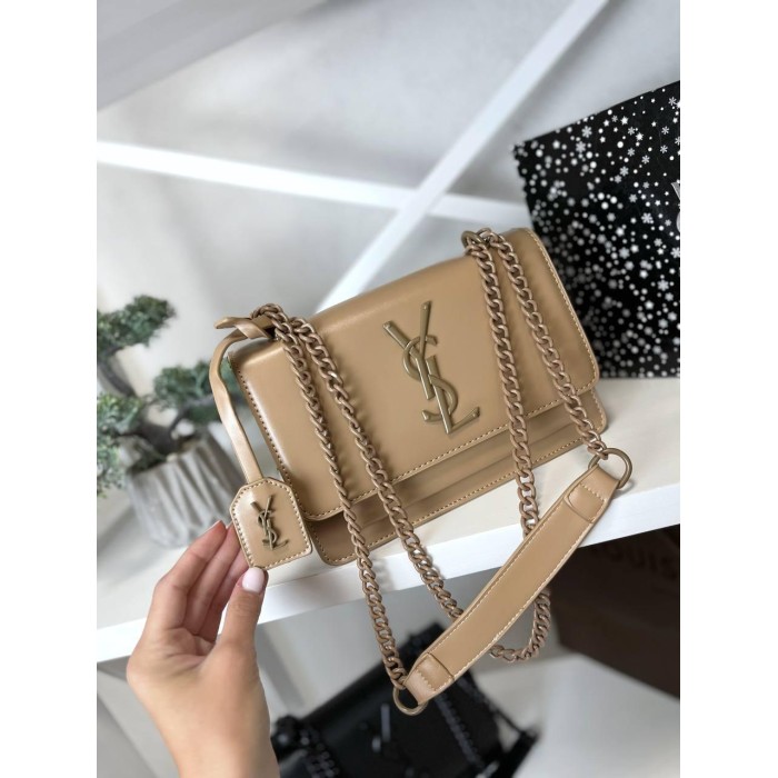 Сумка жіноча Лоран екошкіра люкс  3 відділи Беж