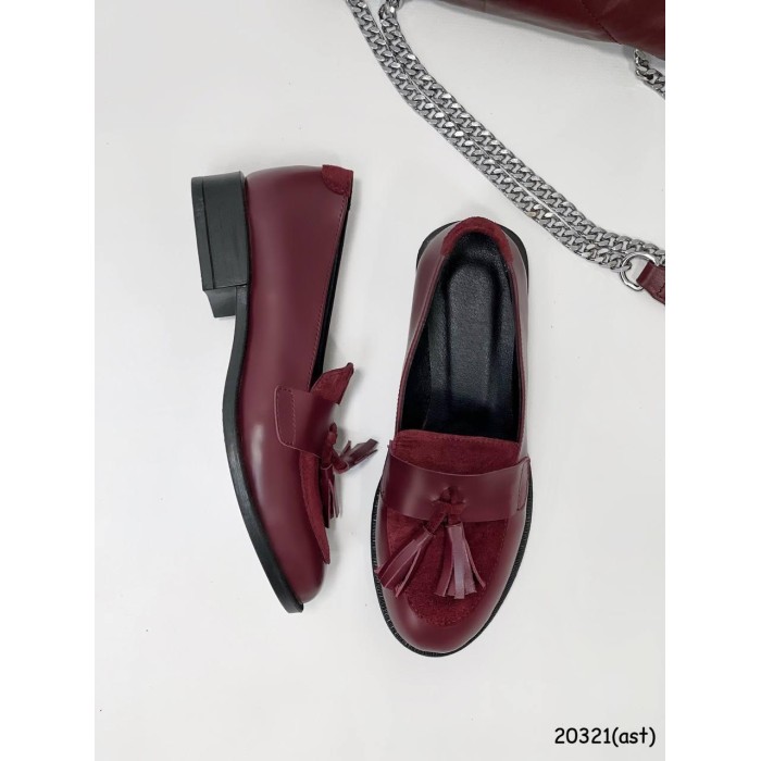 Туфлі/Лофери жіночі натуральна замша/шкіра, всередині шкіра.37р