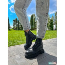 Чоботи жіночі натуральна шкіра чорні демі 36,41р.