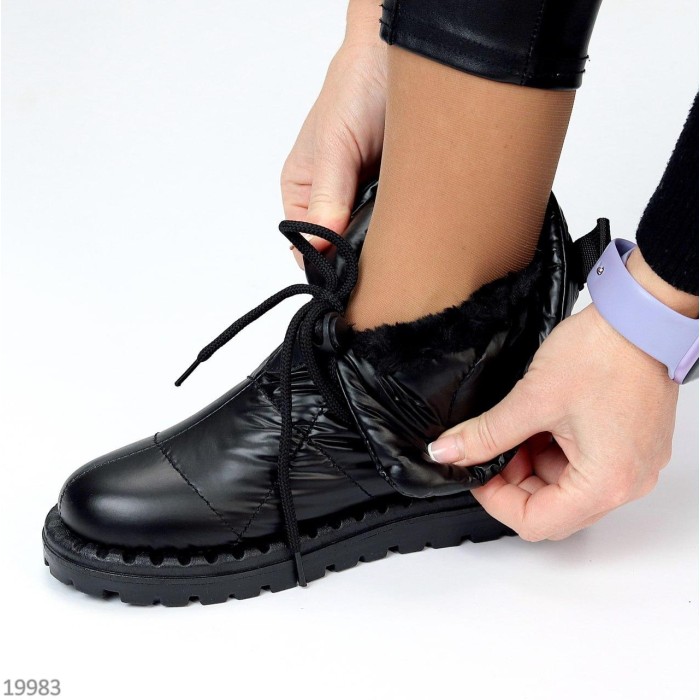 Дутики жіночі, Болонья чорні зима на 37р