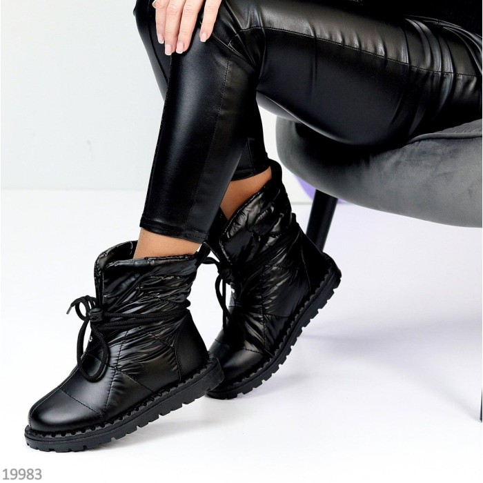 Дутики жіночі, Болонья чорні зима на 37р