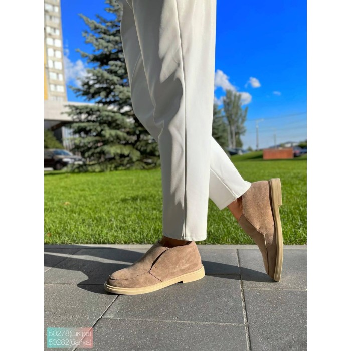 Туфлі/Лофери жіночі натуральна замша 36,37р