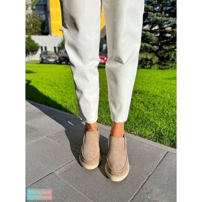 Туфлі/Лофери жіночі натуральна замша 36,37р