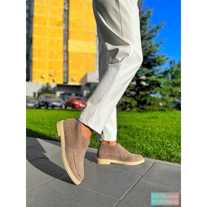 Туфлі/Лофери жіночі натуральна замша 36,37р