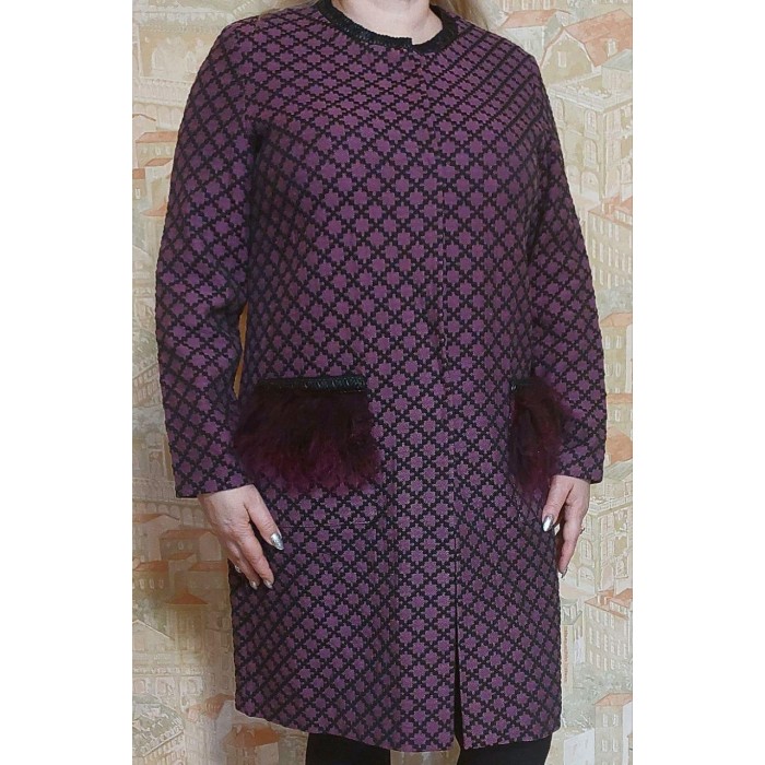 РОЗПРОДАЖ! Кардиган колір-чорний/фуксія XL, 2XL