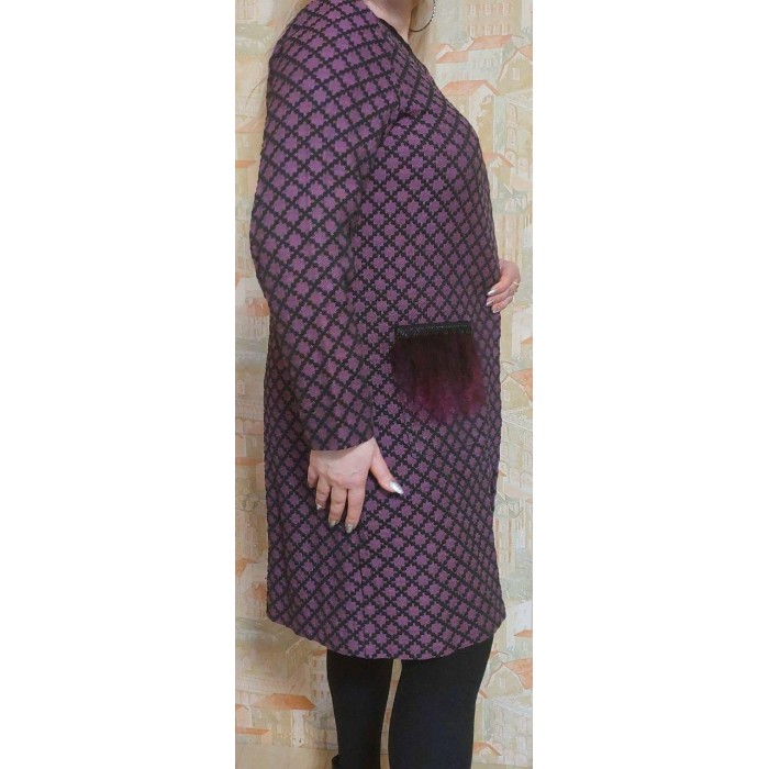 РОЗПРОДАЖ! Кардиган колір-чорний/фуксія XL, 2XL